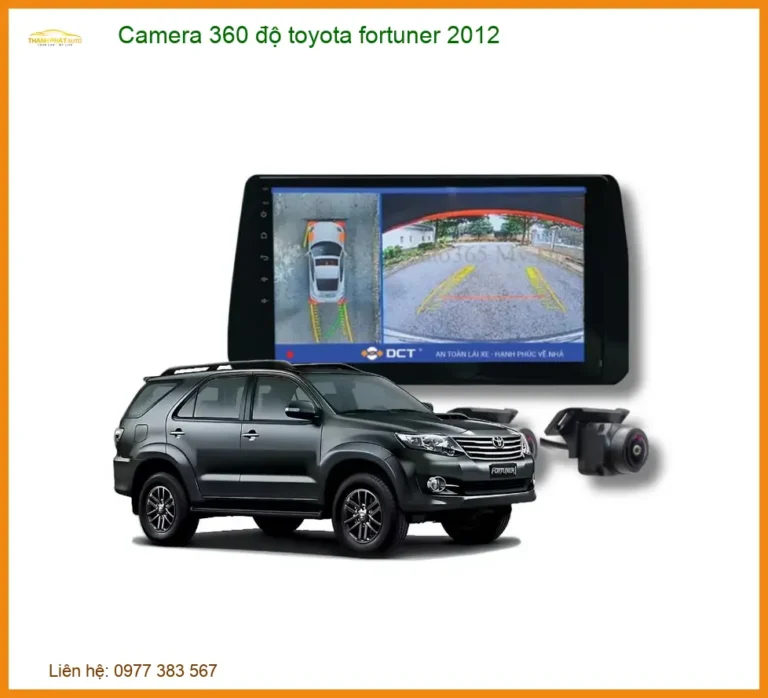 Camera 360 độ Toyota Fortuner 2012 - Trung Tâm Lắp Đặt Uy Tín TPHCM