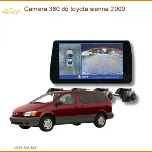 Camera 360 độ Toyota Sienna 2000 - Địa Chỉ Lắp Đặt Uy Tín TPHCM