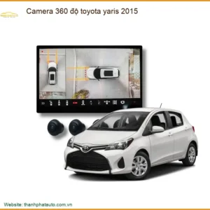 Lắp Camera 360 độ Toyota Yaris 2015 - Trung Tâm Lắp Đặt Uy Tín TPHCM