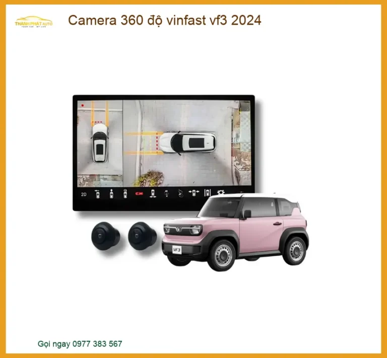 Camera 360 độ Vinfast VF3 2024 - Địa Chỉ Lắp Đặt Chính Hãng TPHCM