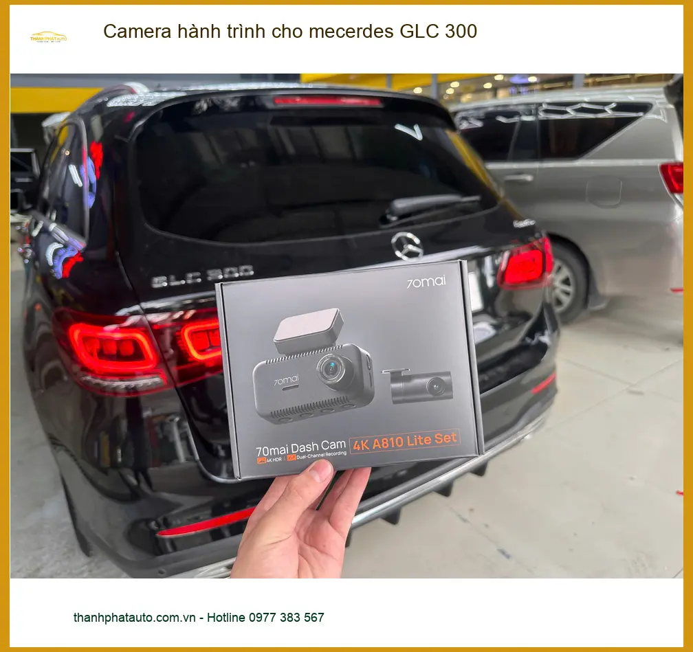 Anh Khải lắp camera hành trình cho Mercedes GLC 300 Quận 9 để an tâm khi lái xe ảnh thực tế 2