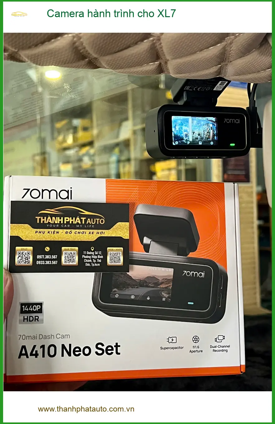 Anh Lâm lắp Camera hành trình cho XL7 tại Thủ Đức để an tâm lái xe ảnh thực tế 2