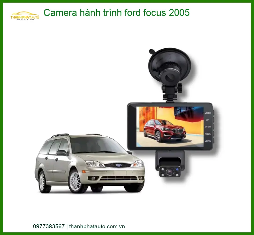 Camera Hành Trình Ford Focus 2005 - Địa Chỉ Lắp Đặt Uy Tín TPHCM