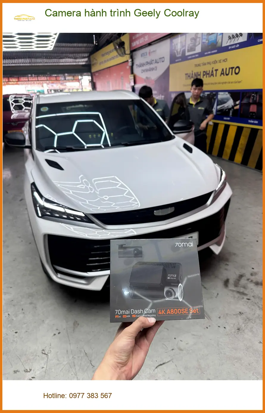 Anh Tuấn Kiệt lắp camera hành trình Geely Coolray ở Quận 12 để ghi lại mọi cung đường ảnh thực tế 2