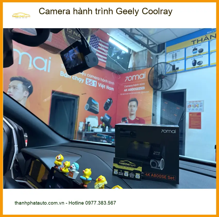 Anh Tuấn Kiệt lắp camera hành trình Geely Coolray ở Quận 12 để ghi lại mọi cung đường ảnh thực tế 3