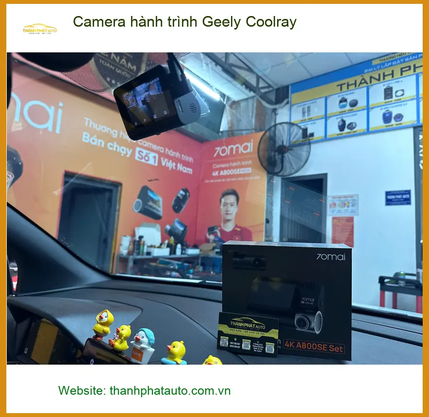 Anh Tuấn Kiệt lắp camera hành trình Geely Coolray ở Quận 12 để ghi lại mọi cung đường ảnh thực tế 4
