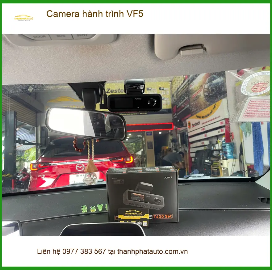 Anh Minh lắp Camera hành trình VF5 tại Quận 9 để ghi lại hành trình an toàn ảnh thực tế 2