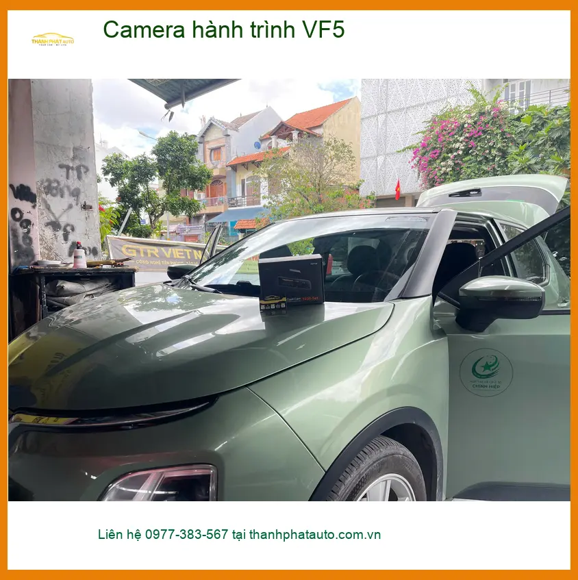 Anh Minh lắp Camera hành trình VF5 tại Quận 9 để ghi lại hành trình an toàn ảnh thực tế 3