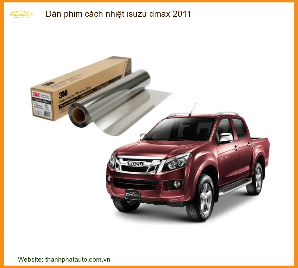 Dán Phim Cách Nhiệt Isuzu Dmax 2011 - Trung Tâm Lắp Đặt Uy Tín TPHCM