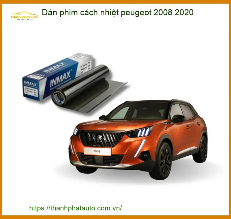 Dán Phim Cách Nhiệt Peugeot 2008 2020 - Nơi Lắp Đặt Uy Tín TPHCM