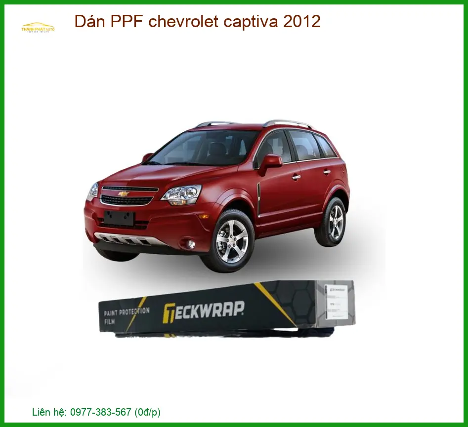 Dán PPF Chevrolet Captiva 2012 - Địa Chỉ Lắp Đặt PPF Chính Hãng Uy Tín TPHCM