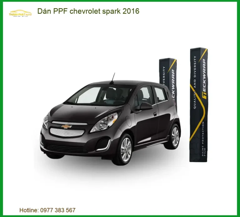 Dán PPF Bảo Vệ Sơn Xe Chevrolet Spark 2016 - Địa Chỉ Lắp Đặt Uy Tín TPHCM