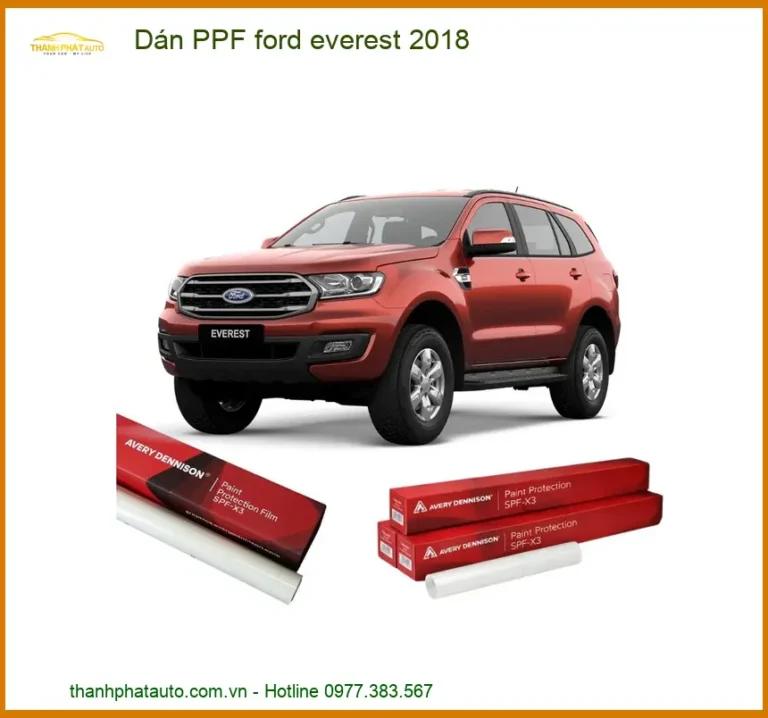 Dán PPF Ford Everest 2018 - Trung Tâm Lắp Đặt Chính Hãng Uy Tín TPHCM
