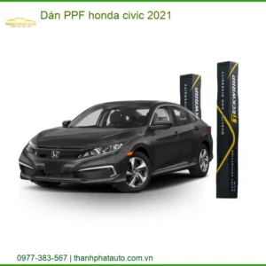 Dán PPF Honda Civic 2021 - Trung Tâm Thi Công Uy Tín TPHCM