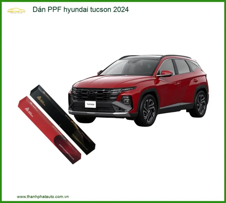 Dán PPF Bảo Vệ Sơn Hyundai Tucson 2024 - Trung Tâm Lắp Đặt Chính Hãng TPHCM