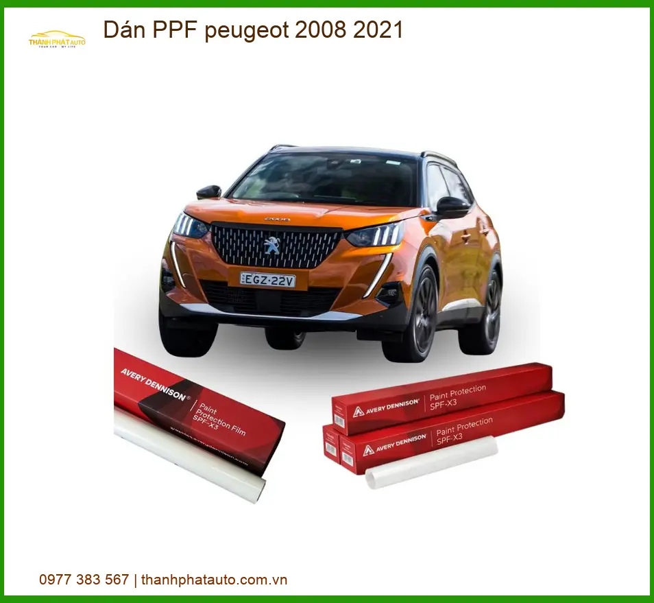 Dán PPF Bảo Vệ Sơn Xe Peugeot 2008 2021 - Địa Chỉ Lắp Đặt Uy Tín TPHCM