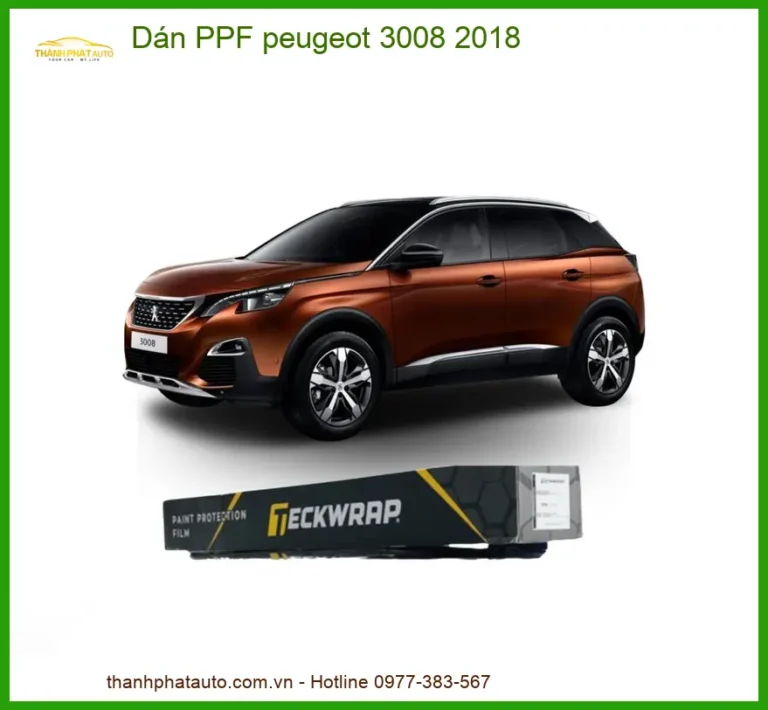 Dán PPF Peugeot 3008 2018 - Trung Tâm Thi Công Uy Tín TPHCM