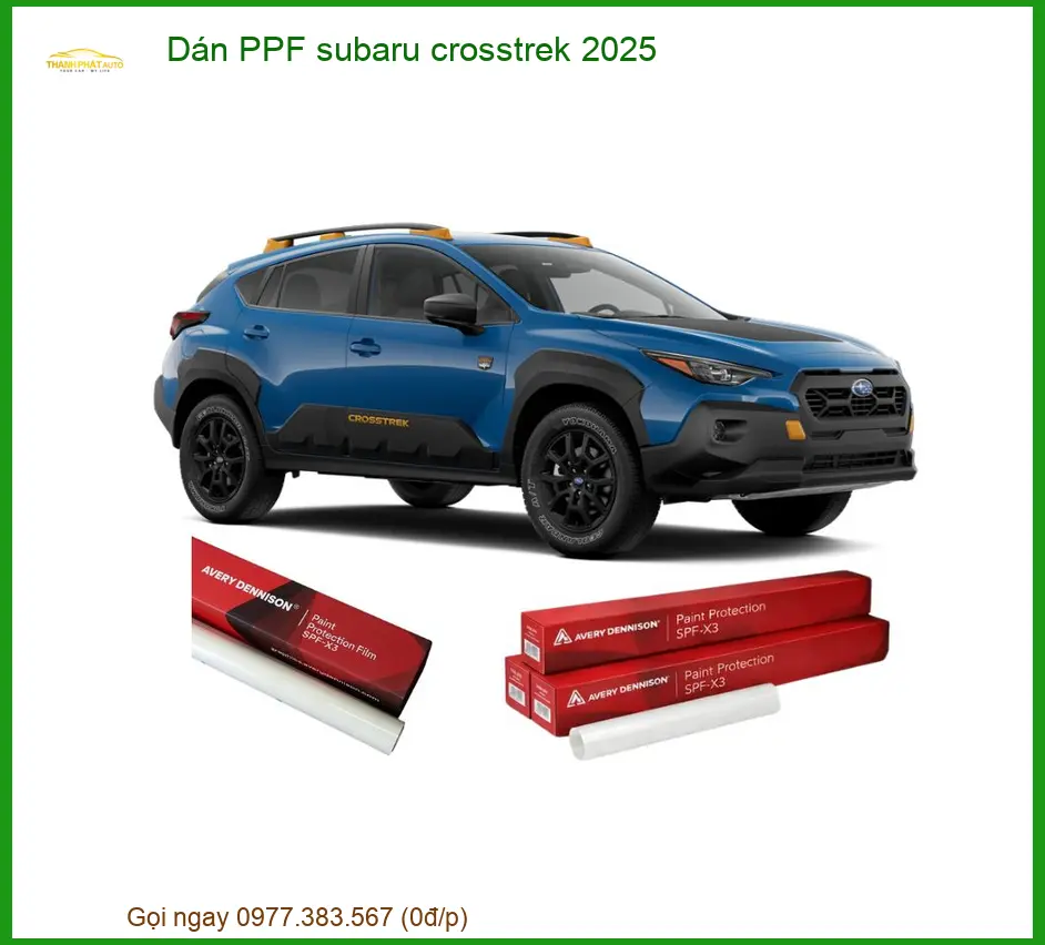 Dán PPF Subaru Crosstrek 2025 - Địa Chỉ Lắp Đặt Chống Trầy Uy Tín TPHCM