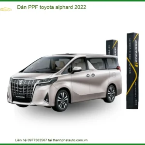 Dán PPF Toyota Alphard 2022 - Nơi Gắn Chính Hãng TPHCM