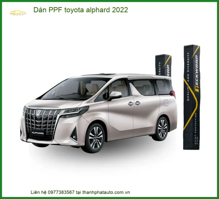 Dán PPF Toyota Alphard 2022 - Nơi Gắn Chính Hãng TPHCM