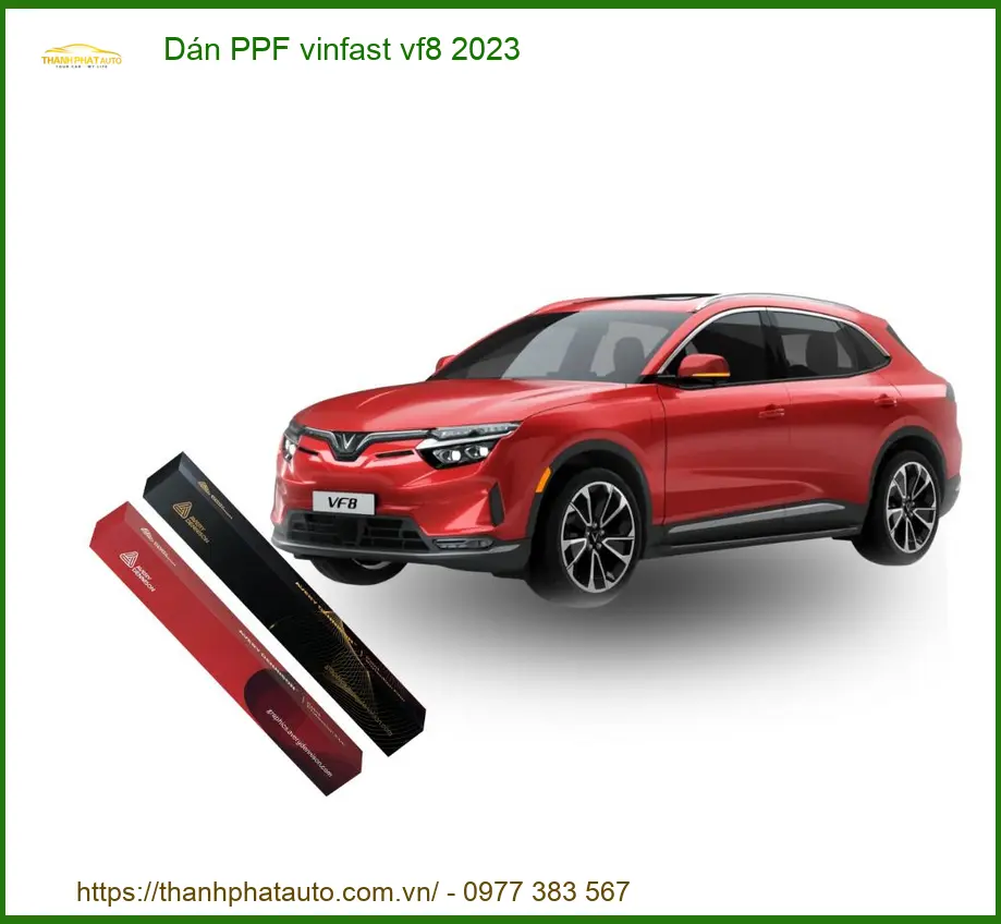 Dán PPF Bảo Vệ Sơn Vinfast VF8 2023 - Địa Chỉ Lắp Đặt Uy Tín TPHCM