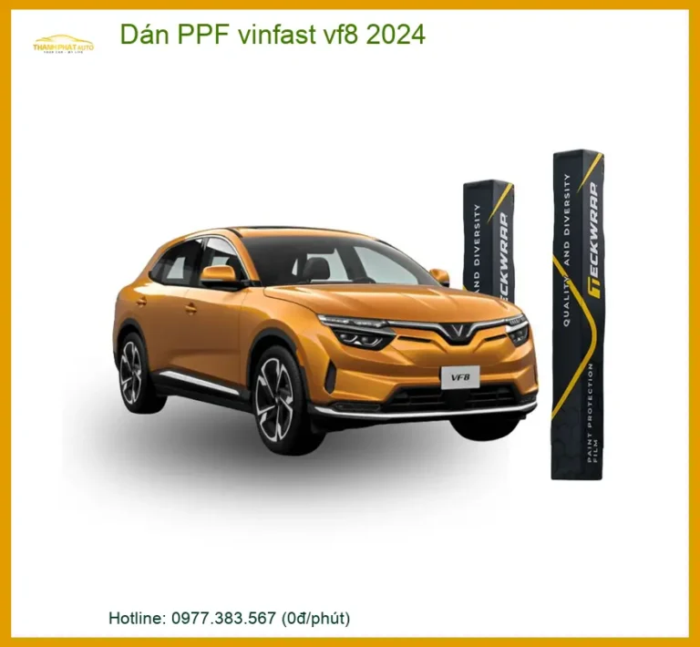 Dán PPF bảo vệ sơn Vinfast VF8 2024 - Địa Chỉ Thi Công Chính Hãng Uy Tín TPHCM