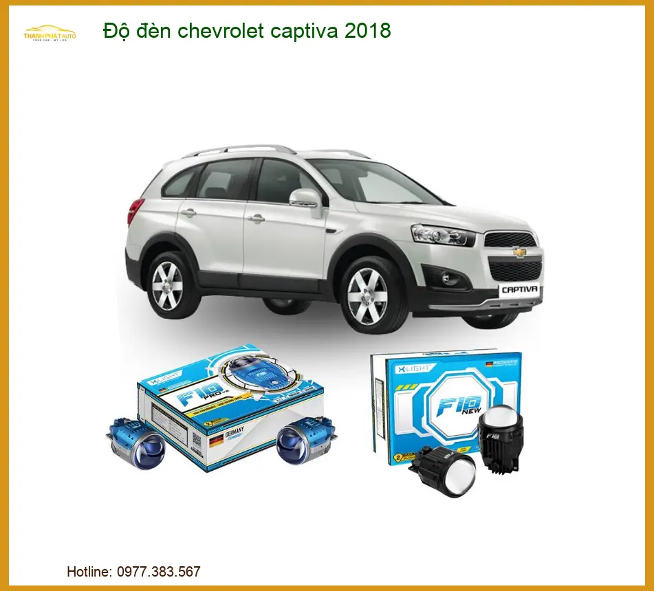 Nâng Cấp Đèn Bi LED Chevrolet Captiva 2018 - Trung Tâm Độ Uy Tín TPHCM