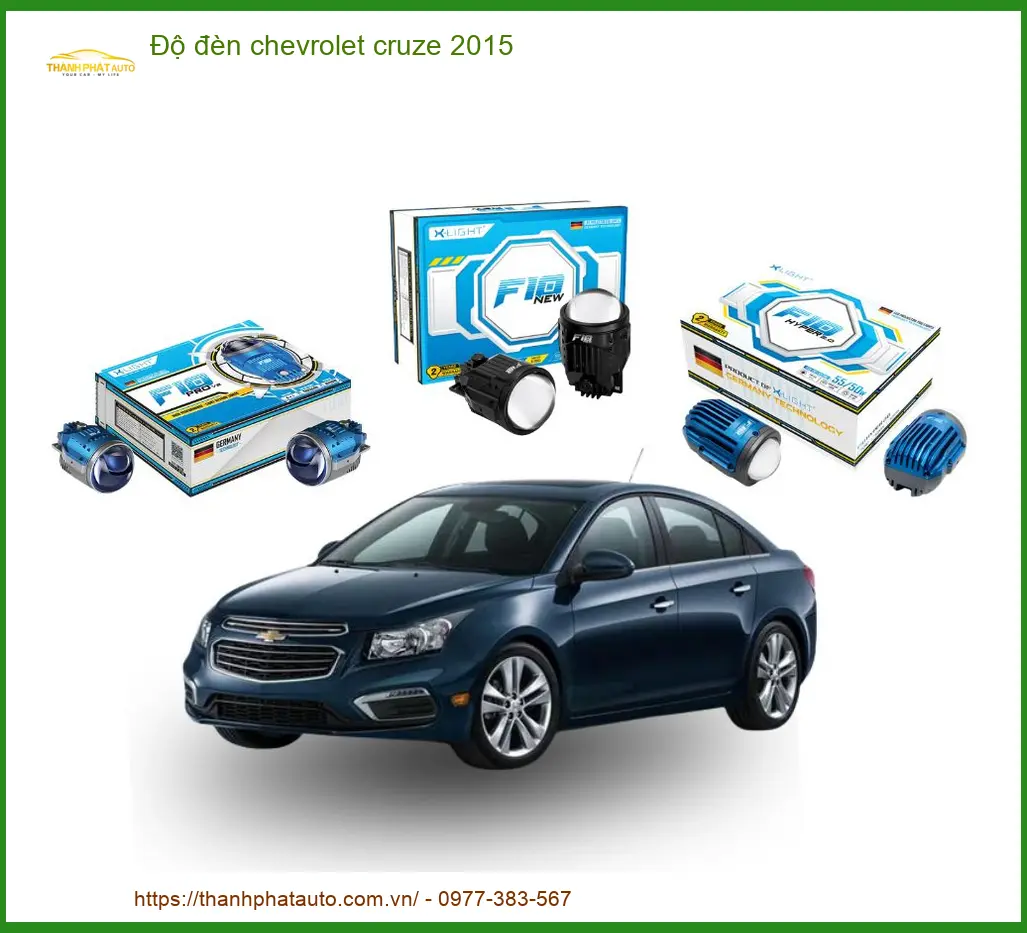 Độ Đèn Chevrolet Cruze 2015 - Trung Tâm Chuyên Độ Đèn Xe Hơi Uy Tín TPHCM