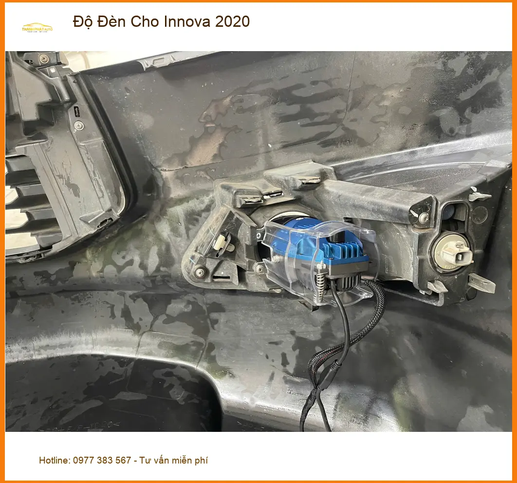 Anh Tấn độ đèn cho Innova 2020 Quận 9 để cải thiện tầm nhìn ban đêm