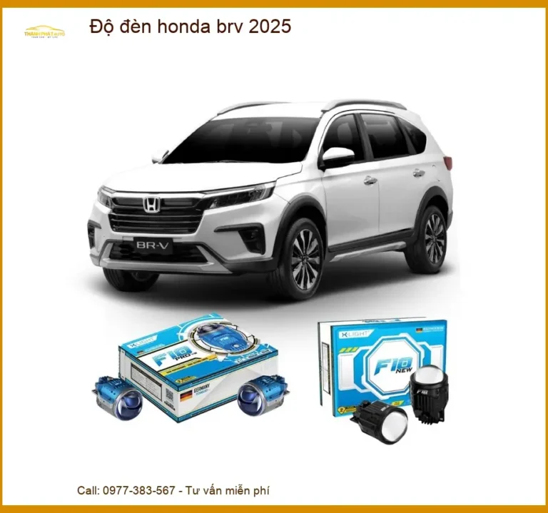 Độ Đèn Honda BRV 2025 - Địa Chỉ Lắp Đặt Chính Hãng TPHCM
