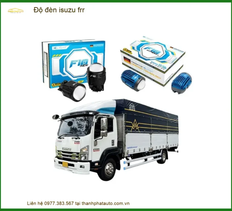 Độ Đèn Bi LED Isuzu FRR - Trung Tâm Lắp Đặt Chính Hãng Giá Tốt TPHCM