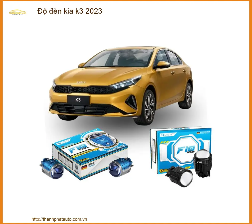 Dịch Vụ Độ Đèn Bi LED Kia K3 2023 - Địa Chỉ Độ Đèn Chính Hãng TPHCM