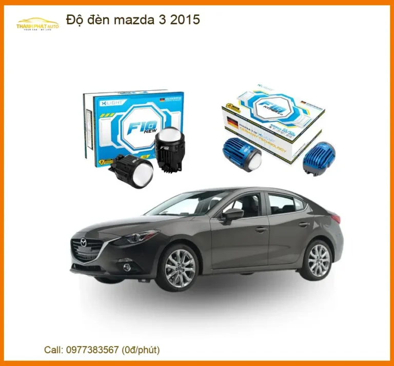 Độ Đèn Bi LED Tăng Sáng Mazda 3 2015 - Địa Chỉ Độ Chính Hãng Uy Tín TPHCM