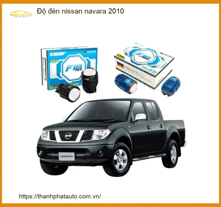 Độ đèn Bi LED tăng sáng Nissan Navara 2010 - Trung Tâm Độ Uy Tín TPHCM