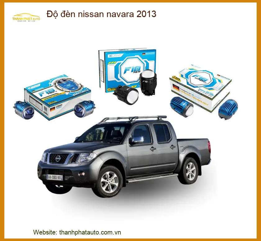 Độ Đèn Bi LED Laser Nissan Navara 2013 - Trung Tâm Lắp Đặt Uy Tín TPHCM