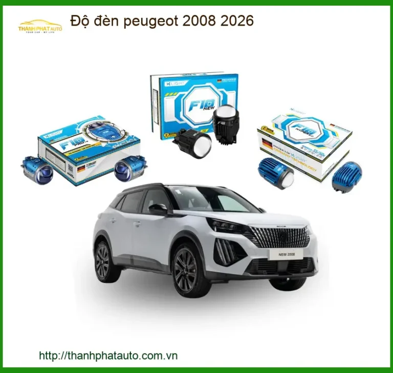 Độ Đèn Peugeot 2008 2026 - Trung Tâm Độ Uy Tín TPHCM