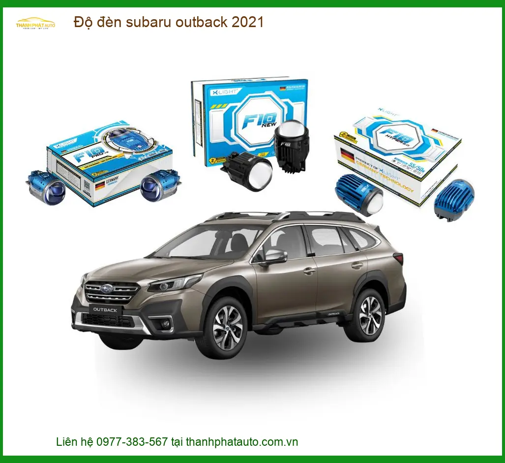 Độ Đèn Bi LED Subaru Outback 2021 - Trung Tâm Lắp Đặt Chính Hãng TPHCM