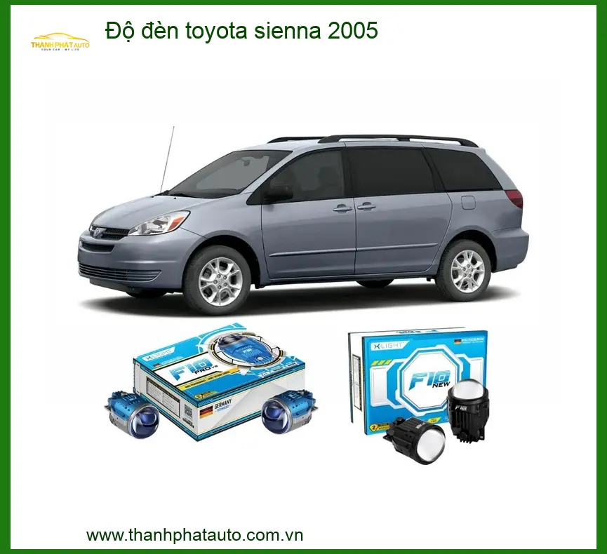 Độ đèn Toyota Sienna 2005 - Trung Tâm Nâng Cấp Chính Hãng TPHCM