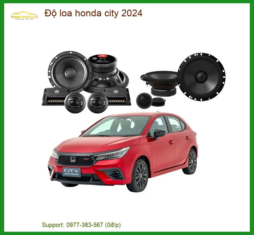 Độ Loa Honda City 2024 - Địa Chỉ Nâng Cấp Chính Hãng TPHCM