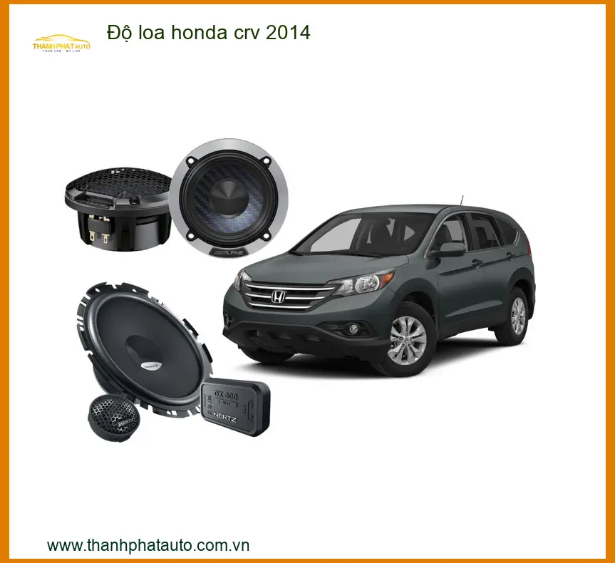 Độ Loa Honda CRV 2014 - Địa Chỉ Lắp Đặt Loa Chính Hãng Giá Tốt TPHCM