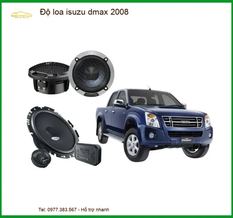 Độ Loa Ô Tô Chuyên Nghiệp Isuzu Dmax 2008 - Địa Chỉ Lắp Đặt Uy Tín TPHCM