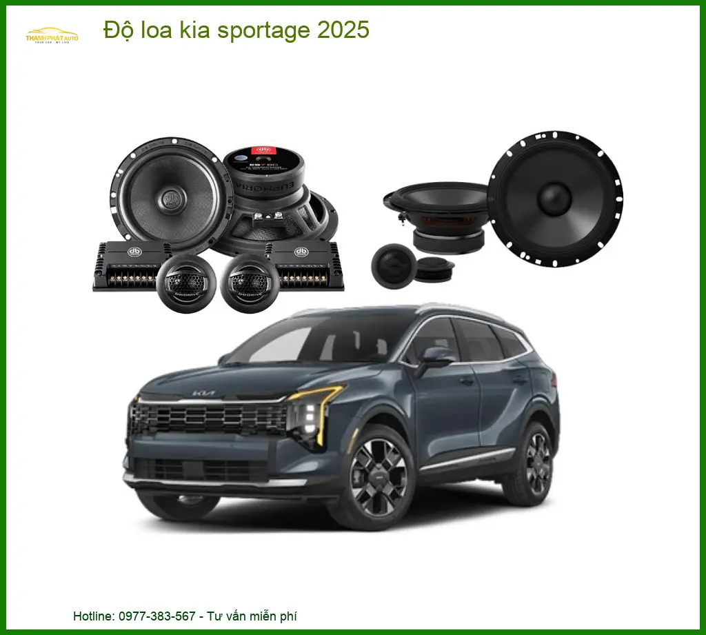 Độ Loa Kia Sportage 2025 - Địa Chỉ Nâng Cấp Âm Thanh Uy Tín Giá Tốt TPHCM
