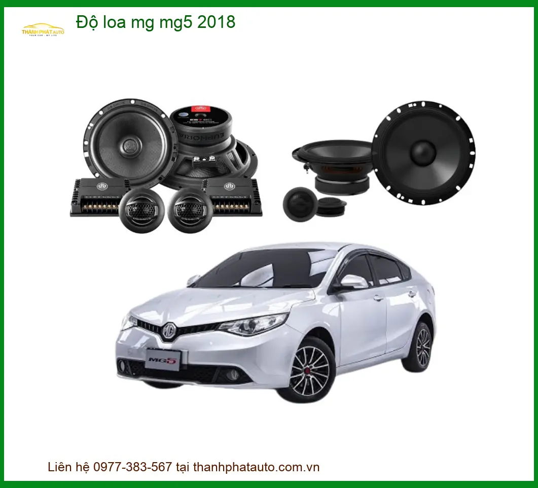 Độ Loa MG MG5 2018 - Trung Tâm Nâng Cấp Loa Chính Hãng TPHCM