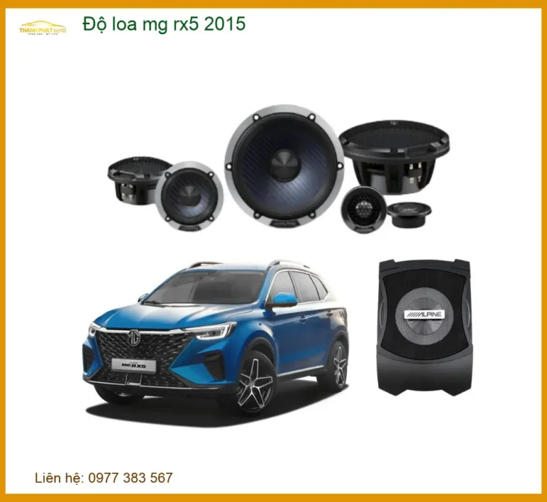 Nâng Cấp Âm Thanh Loa MG RX5 2015 - Địa Chỉ Lắp Đặt Chính Hãng TPHCM