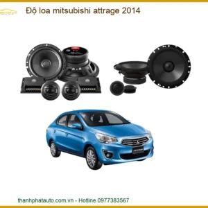 Độ Loa Ô Tô Mitsubishi Attrage 2014 - Trung Tâm Nâng Cấp Loa Uy Tín TPHCM