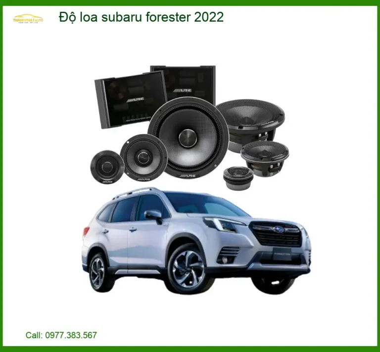 Độ Loa Sub Subaru Forester 2022 - Trung Tâm Lắp Đặt Chính Hãng TPHCM