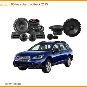 Độ Loa Sub Subaru Outback 2015 - Địa Chỉ Nâng Cấp Chính Hãng TPHCM