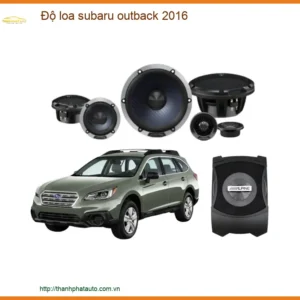 Độ Loa Sub Hơi Cho Subaru Outback 2016 - Địa Chỉ Lắp Đặt Uy Tín TPHCM
