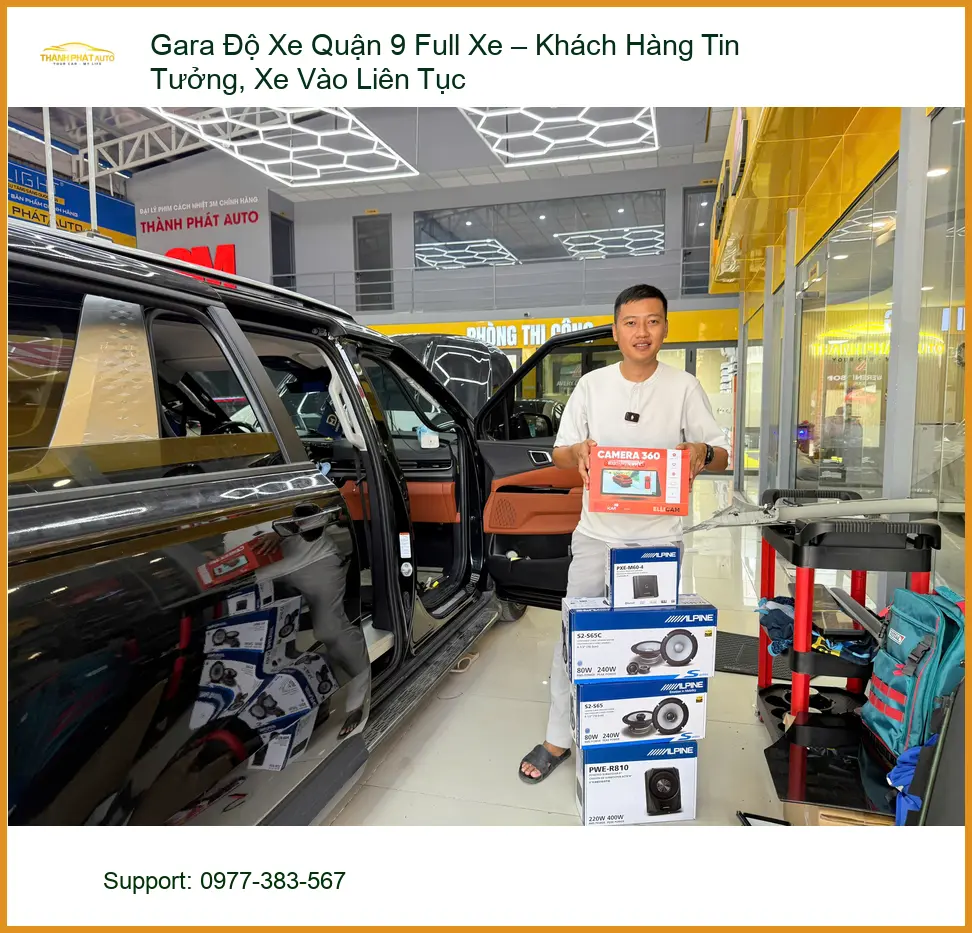 Anh Hưng độ xe Hyundai Santa Fe toàn diện tại Gara uy tín Quận 9 ảnh thực tế 2