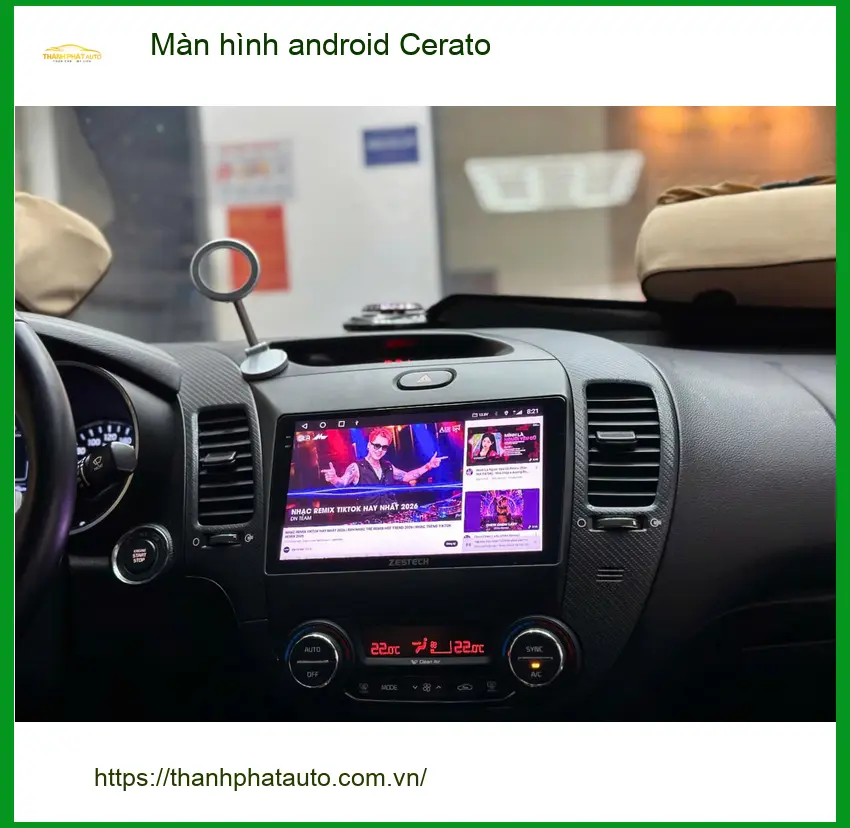 Anh Quang nâng cấp màn hình android cho Cerato tại Quận 12 vì muốn trải nghiệm công nghệ mới ảnh thực tế 3